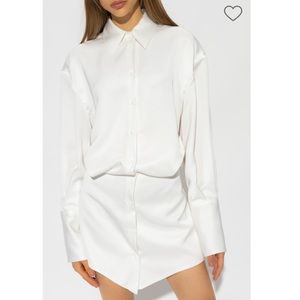 The Attico Silvye Dress in White